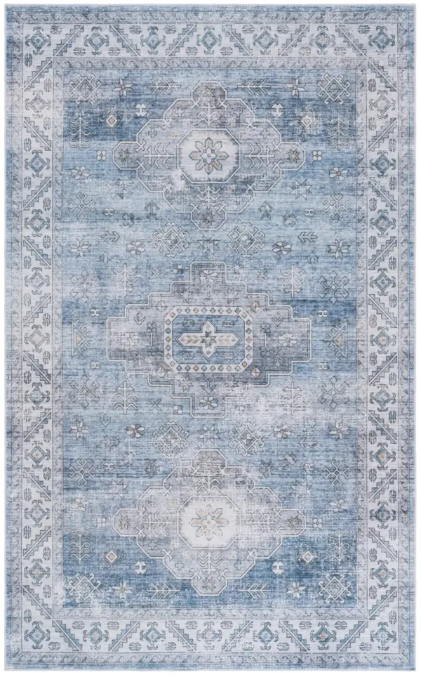 ARIZONA 242 BLUE  3' x 5' Small Rectangle Rug