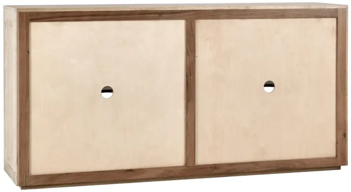 Bradley Four Door Sideboard in White Wash