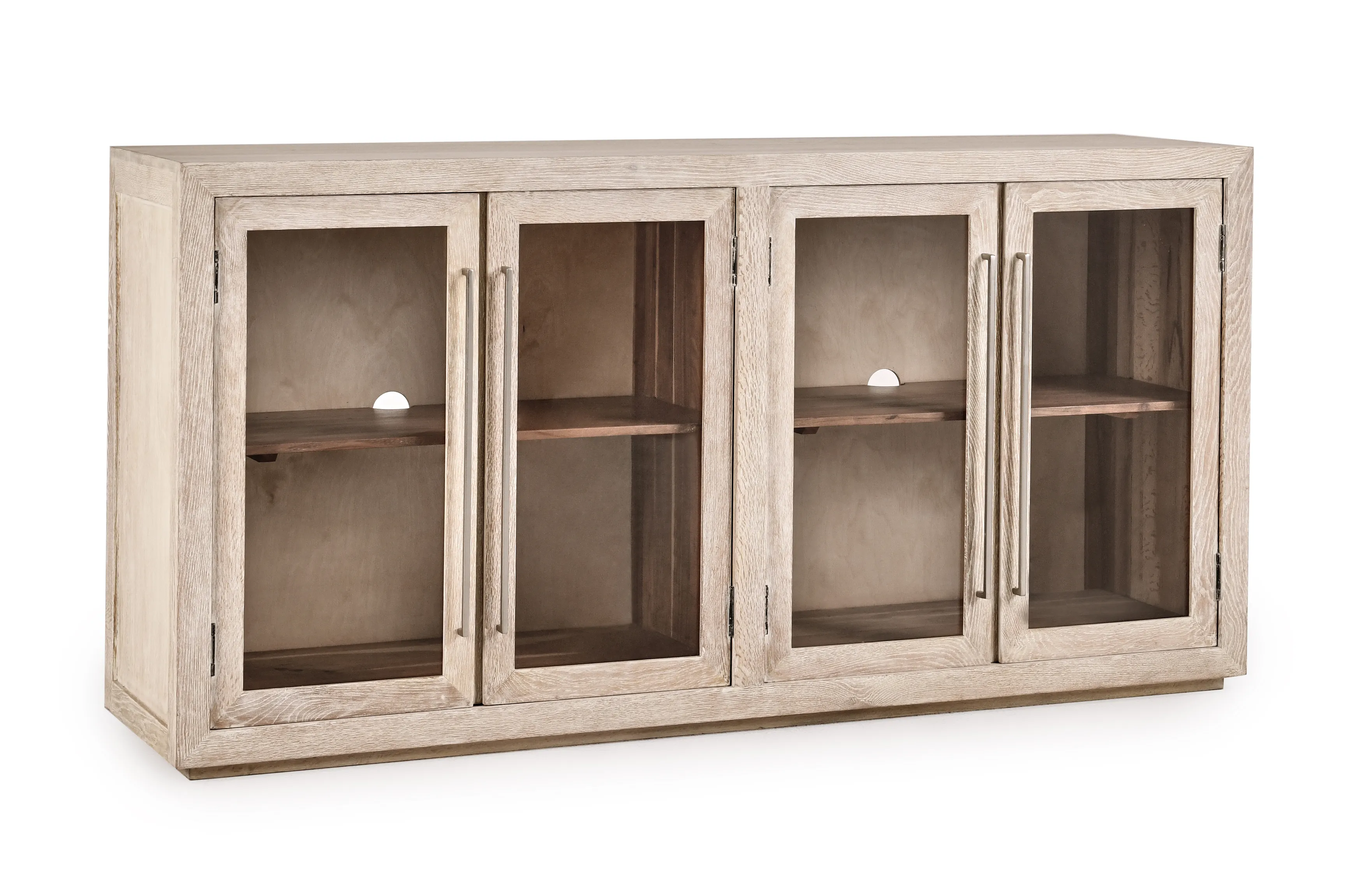 Bradley Four Door Sideboard in White Wash