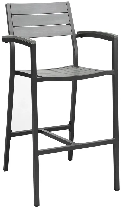 Maine Bar Stool Outdoor Patio Set of 2