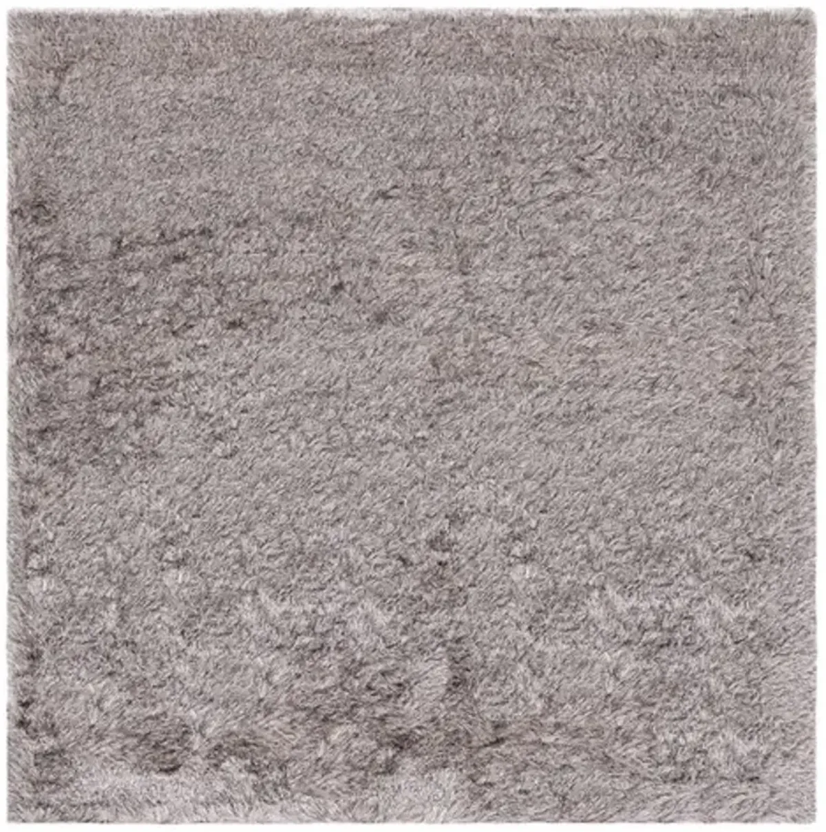 PARIS SHAG Brown 7' X 7' Square Square Rug