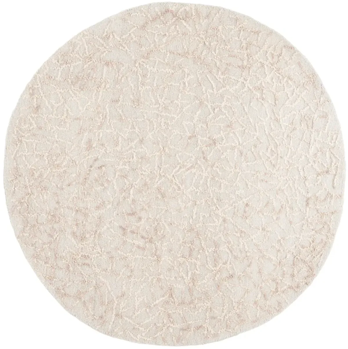 ABSTRACT Hand Tufted 6' x 6' Round area rug