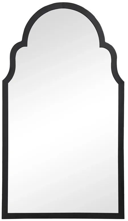 Van Black Arched Wall Mirror