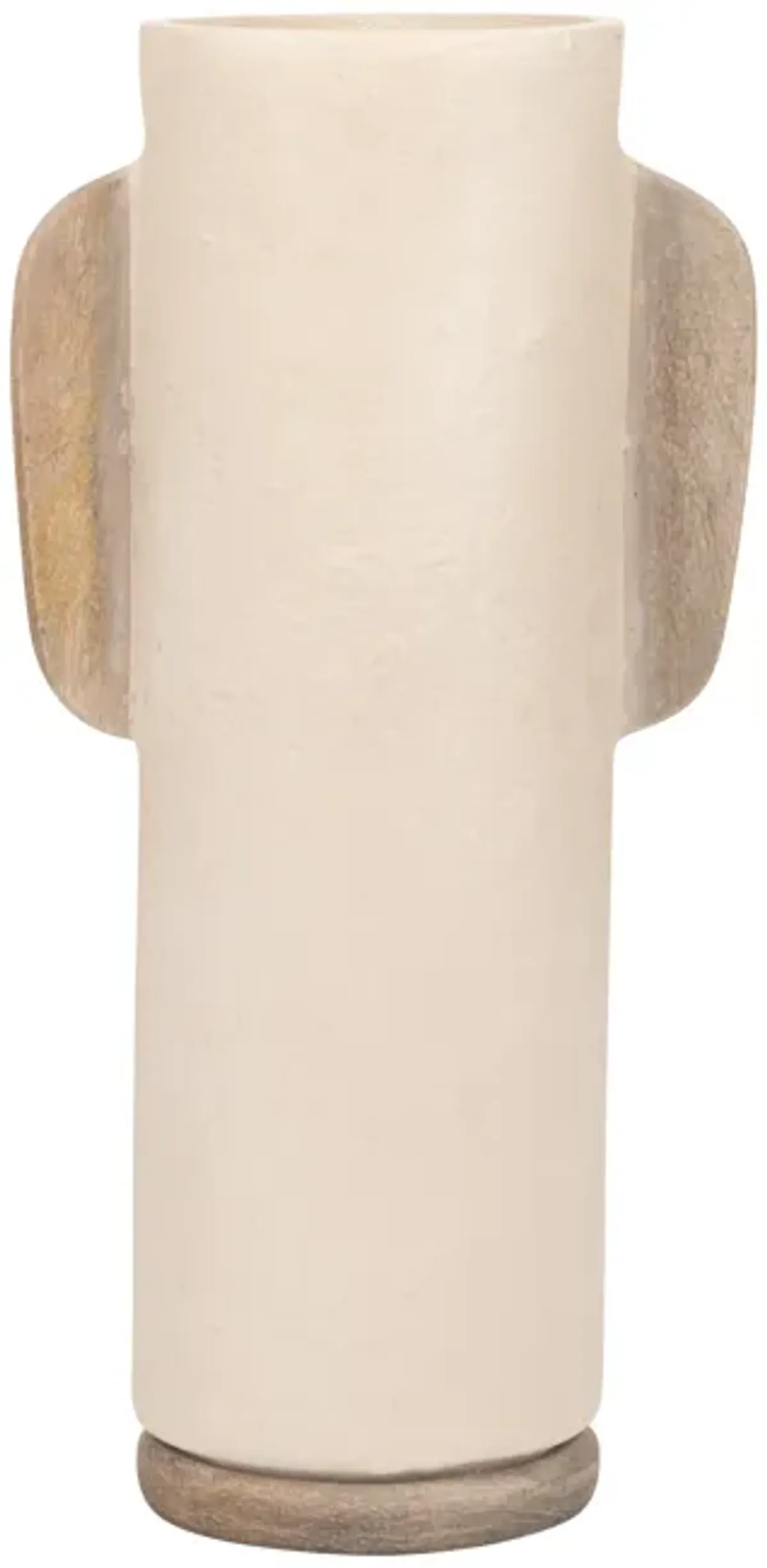 Ecomix, 19" Organic Vase, Ivory