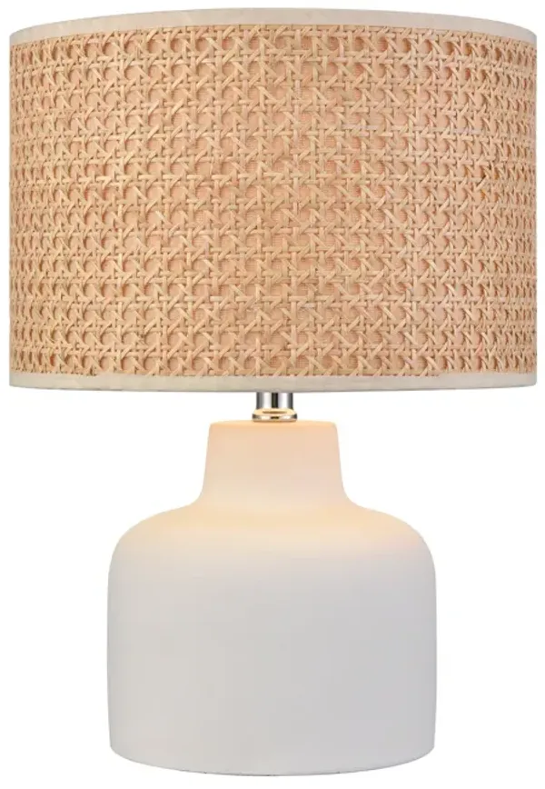 Rockport 17'' High 1-Light Table Lamp - Matte White - Includes LED Bulb