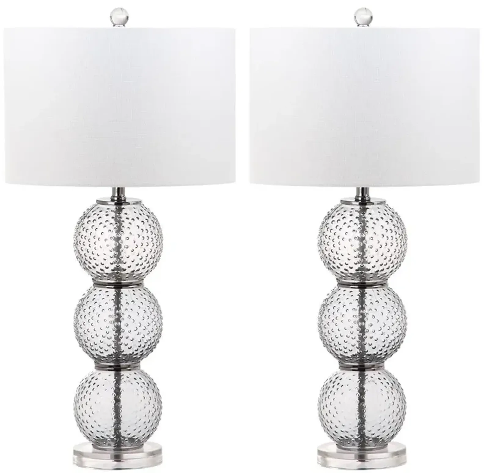 Port Robert 28.5-Inch H Glass Table Lamp - Set of 2