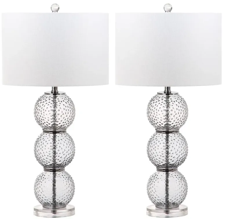 Port Robert 28.5-Inch H Glass Table Lamp - Set of 2