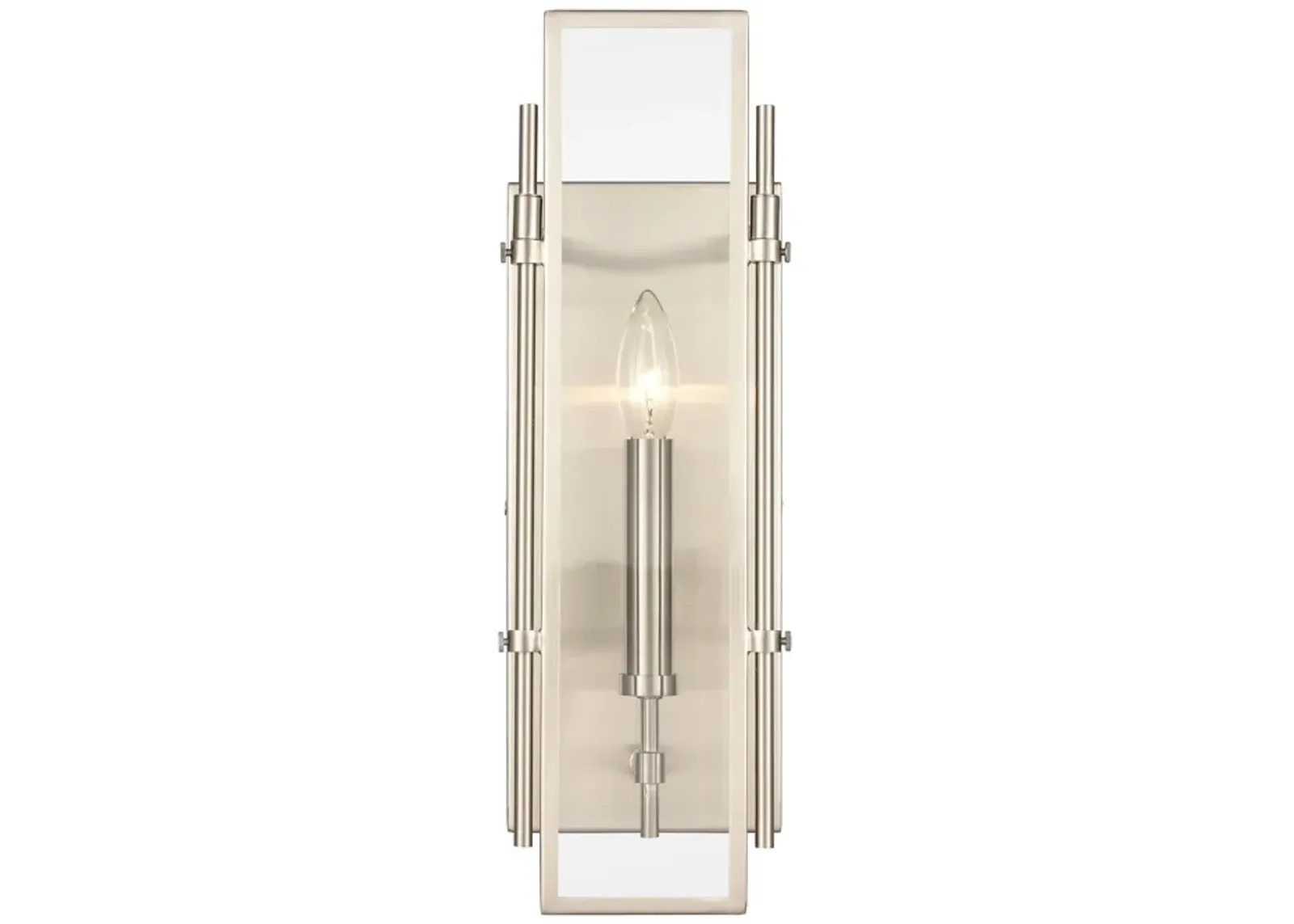 Mechanist 17" High 1-Light Sconce - Satin Nickel