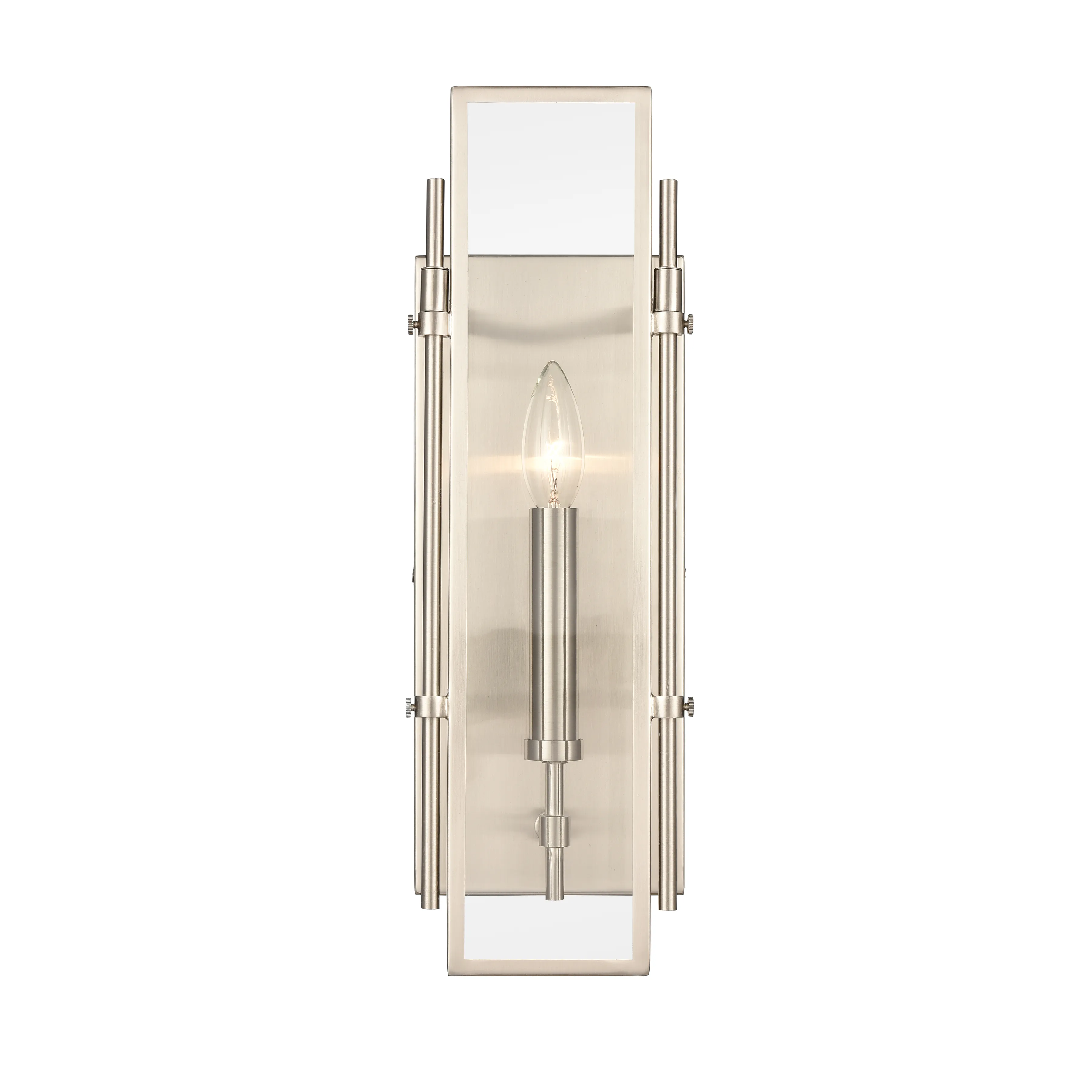 Mechanist 17" High 1-Light Sconce - Satin Nickel