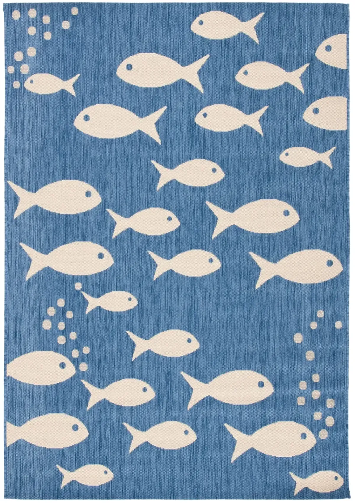 COURTYARD 6012 BLUE  2'-3' x 5' Accent Rug