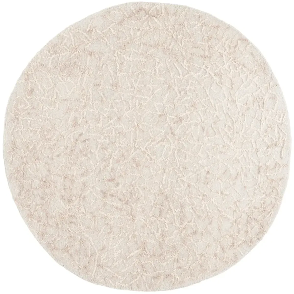 ABSTRACT 279 BEIGE  6' x 6' Round Round Rug