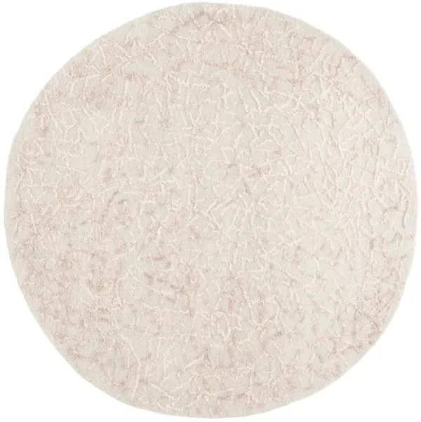 ABSTRACT Hand Tufted 6' x 6' Round area rug