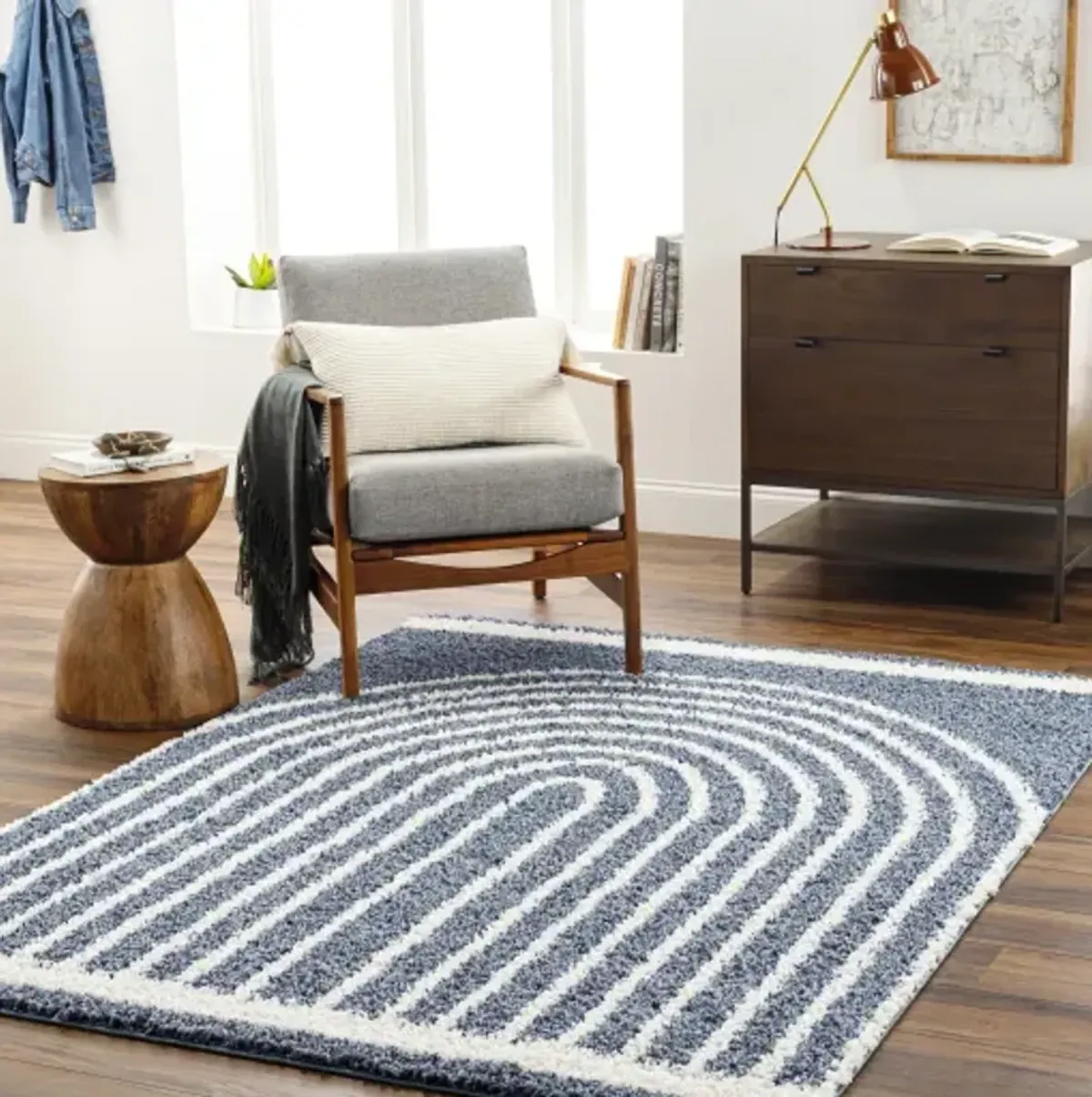 Birmingham BMM-2311 7'10" x 10' Machine Woven Rug