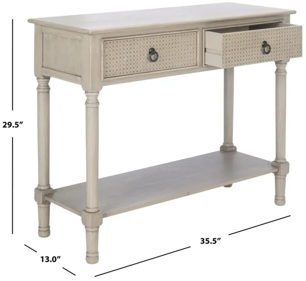 HAINES 2DRW CONSOLE TABLE