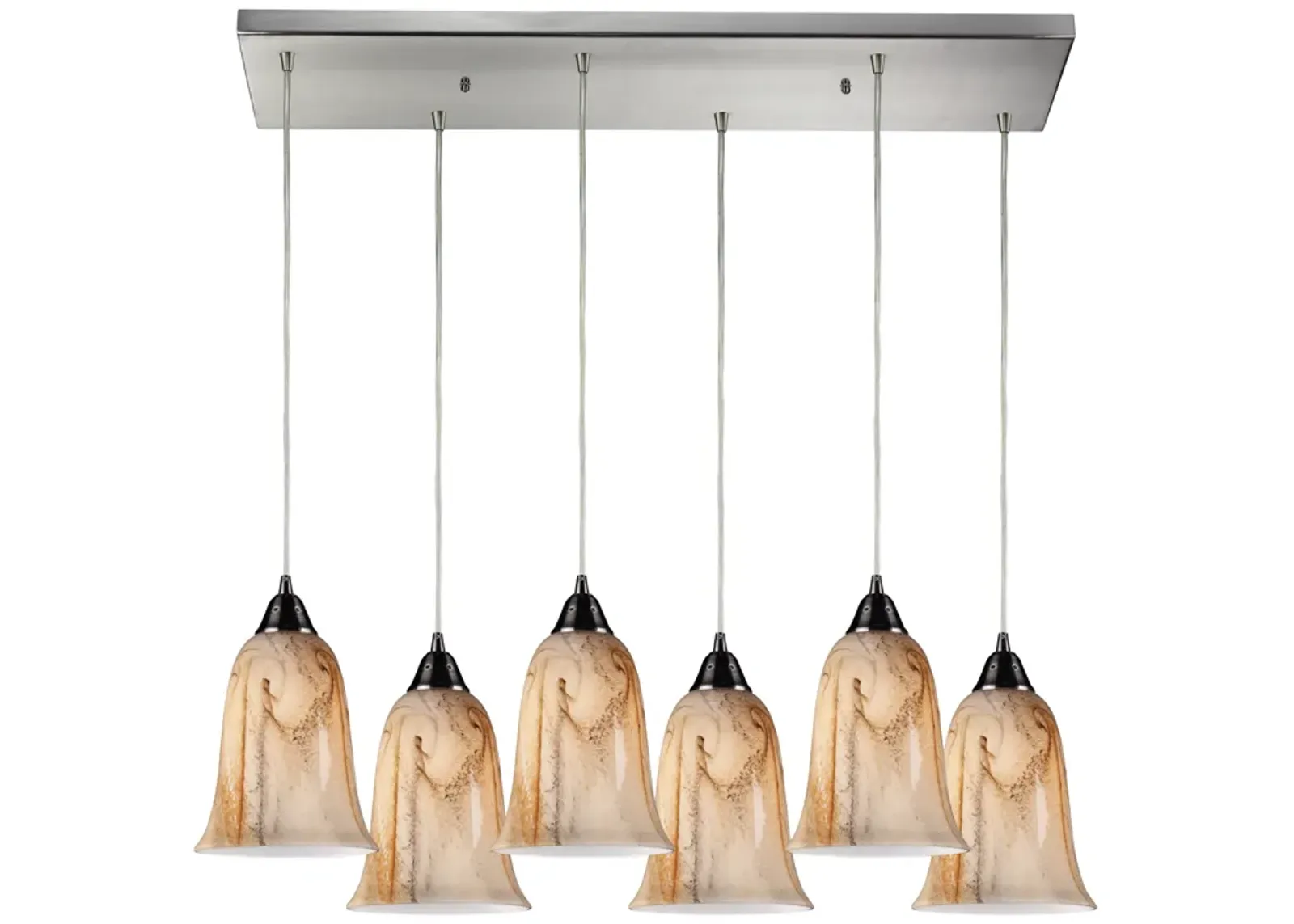 Granite Configurable Multi Pendant - Satin Nickel