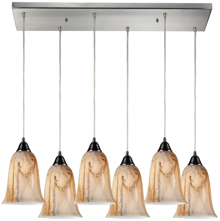 Granite Configurable Multi Pendant - Satin Nickel