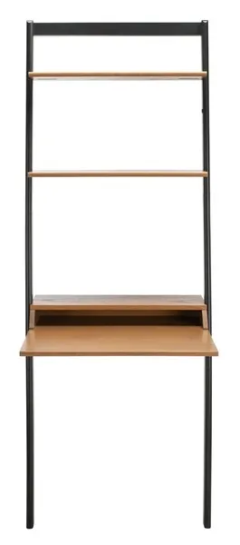 Pamella 2-Shelf Leaning Desk