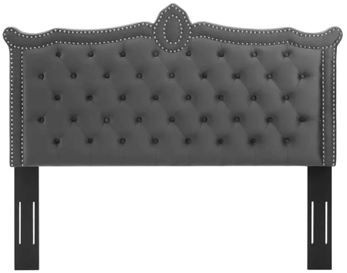 Louisa Tufted Performance Velvet Twin Headboard