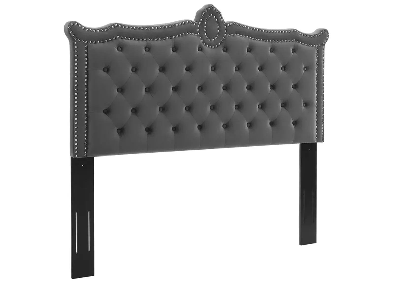 Louisa Tufted Performance Velvet Twin Headboard