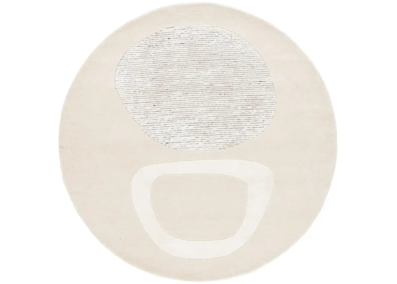 FIFTH AVENUE 451 IVORY  6' x 6' Round Round Rug