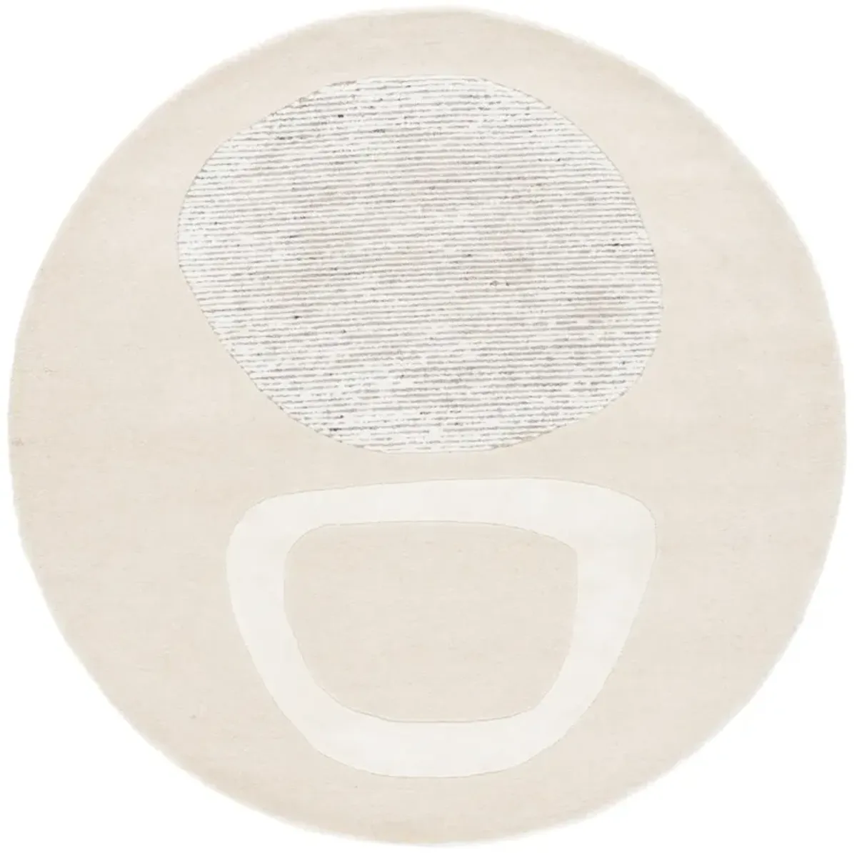 FIFTH AVENUE 451 IVORY  6' x 6' Round Round Rug