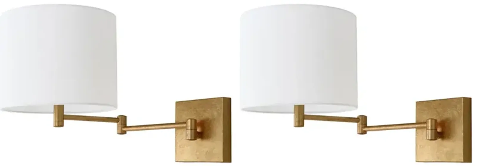 Lillian Gold 12-Inch H Wall Sconce - Set of 2