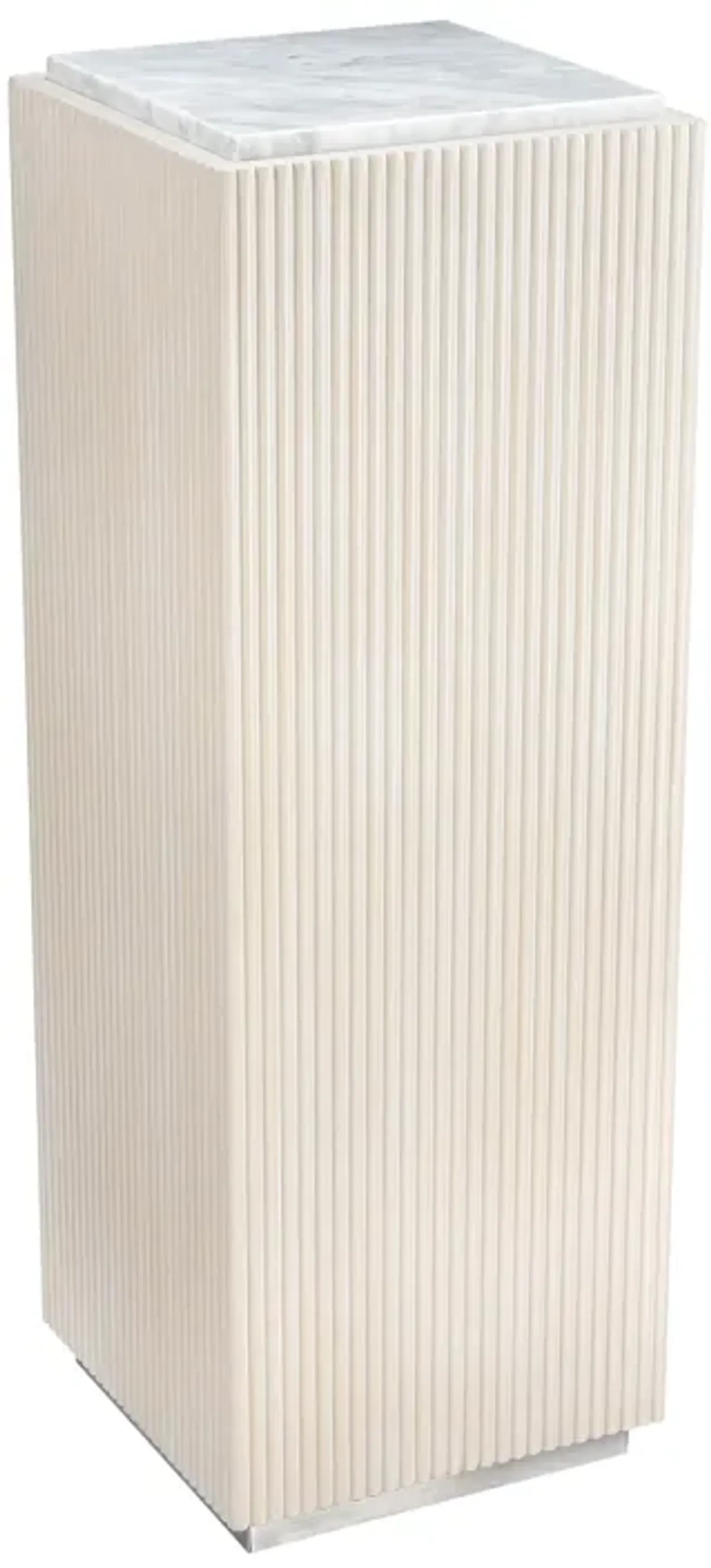 Tate Pedestal - Whitewash