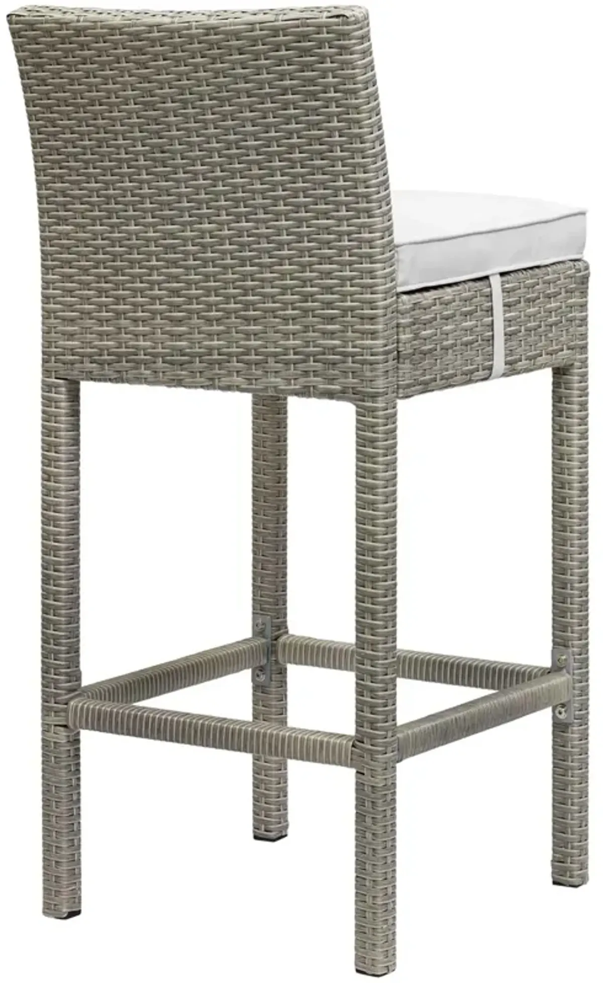 Conduit Outdoor Patio Wicker Rattan Bar Stool