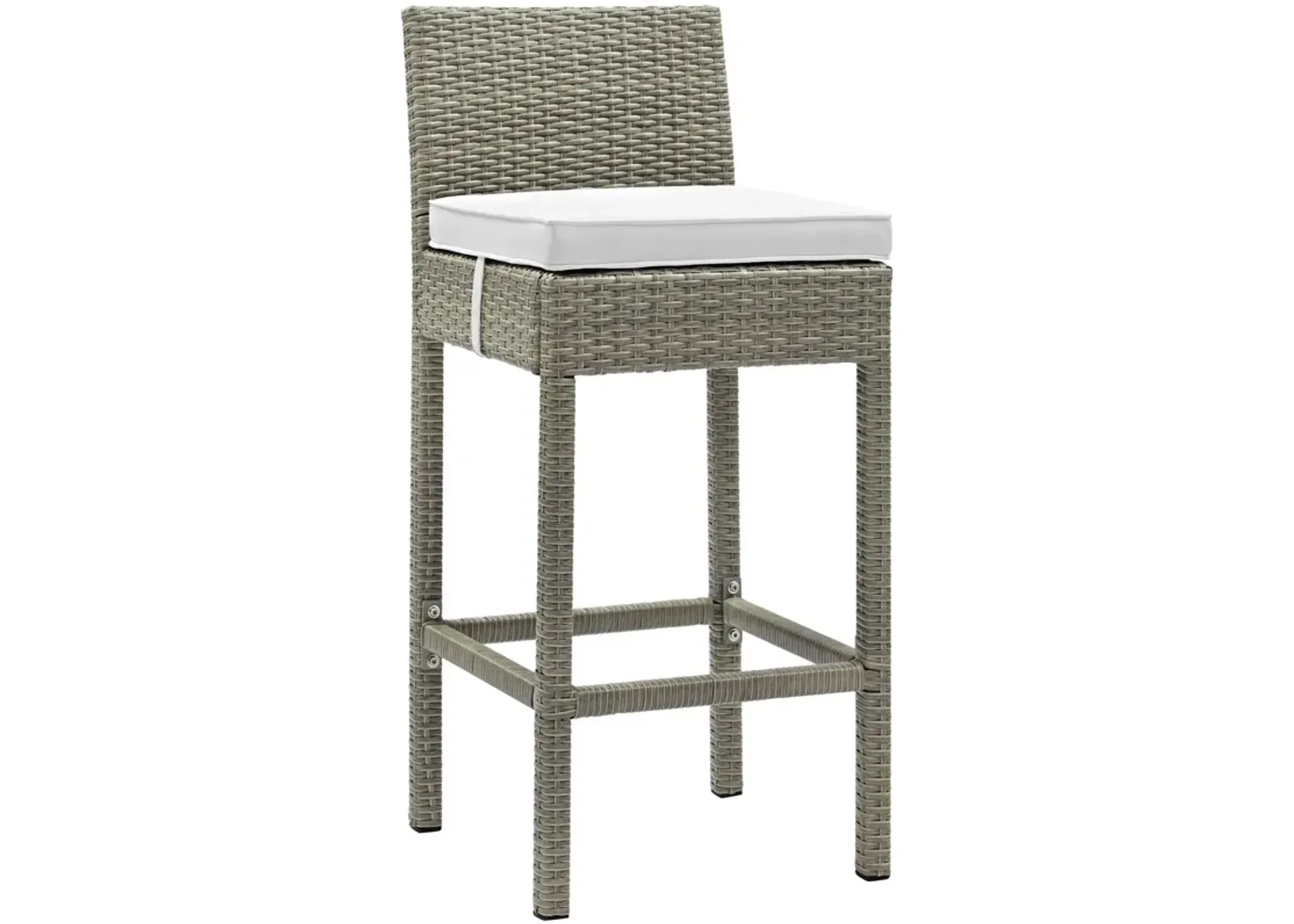 Conduit Outdoor Patio Wicker Rattan Bar Stool