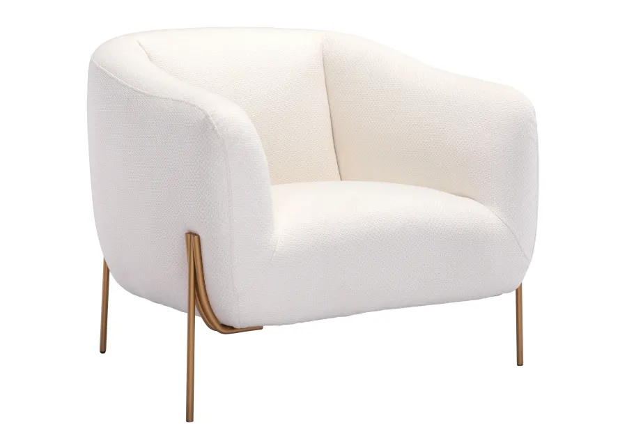 Micaela Armchair Ivory