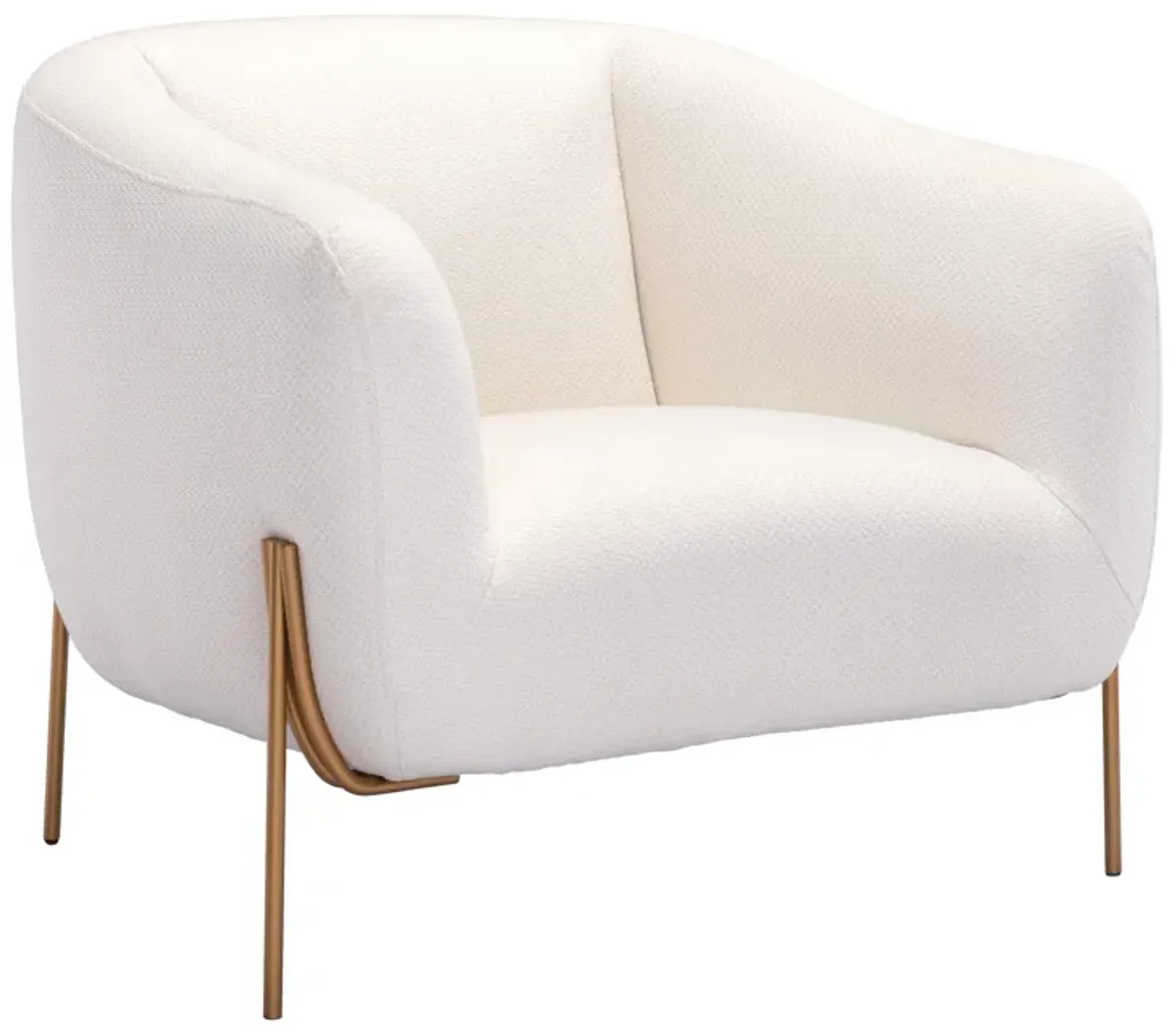 Micaela Armchair Ivory