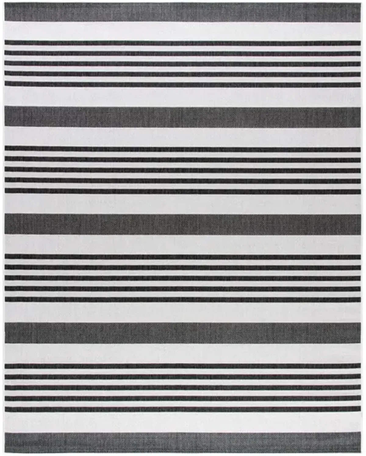 Safavieh BEACH HOUSE Collection BHS222F-7SQ Light Grey / Charcoal 6'-7" X 6'-7" Square