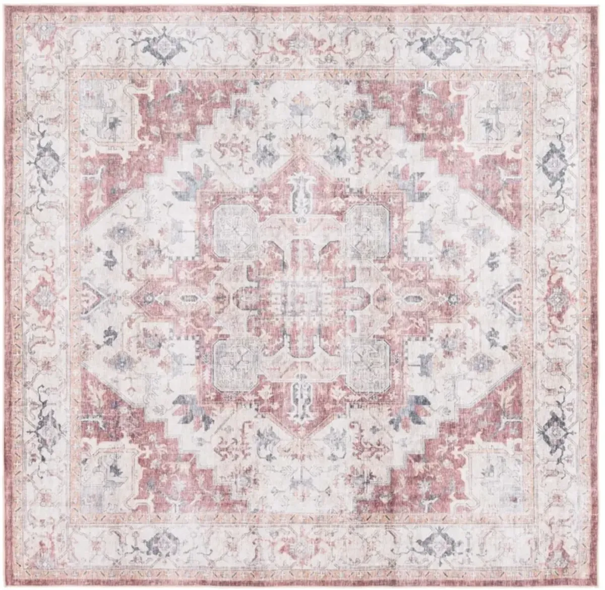 ARIZONA 523 BEIGE  6' x 6' Square Square Rug