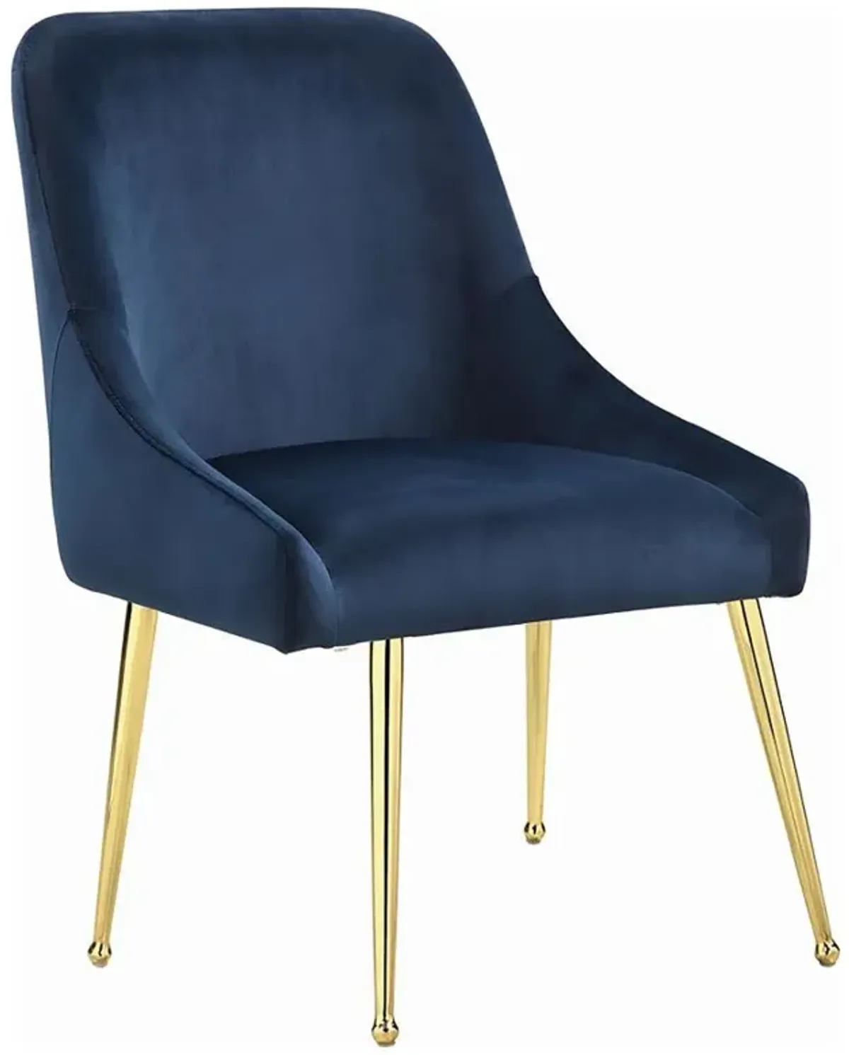 Mayette Parsons Wingback Dining Side Chairs Dark Ink Blue (Set of 2)