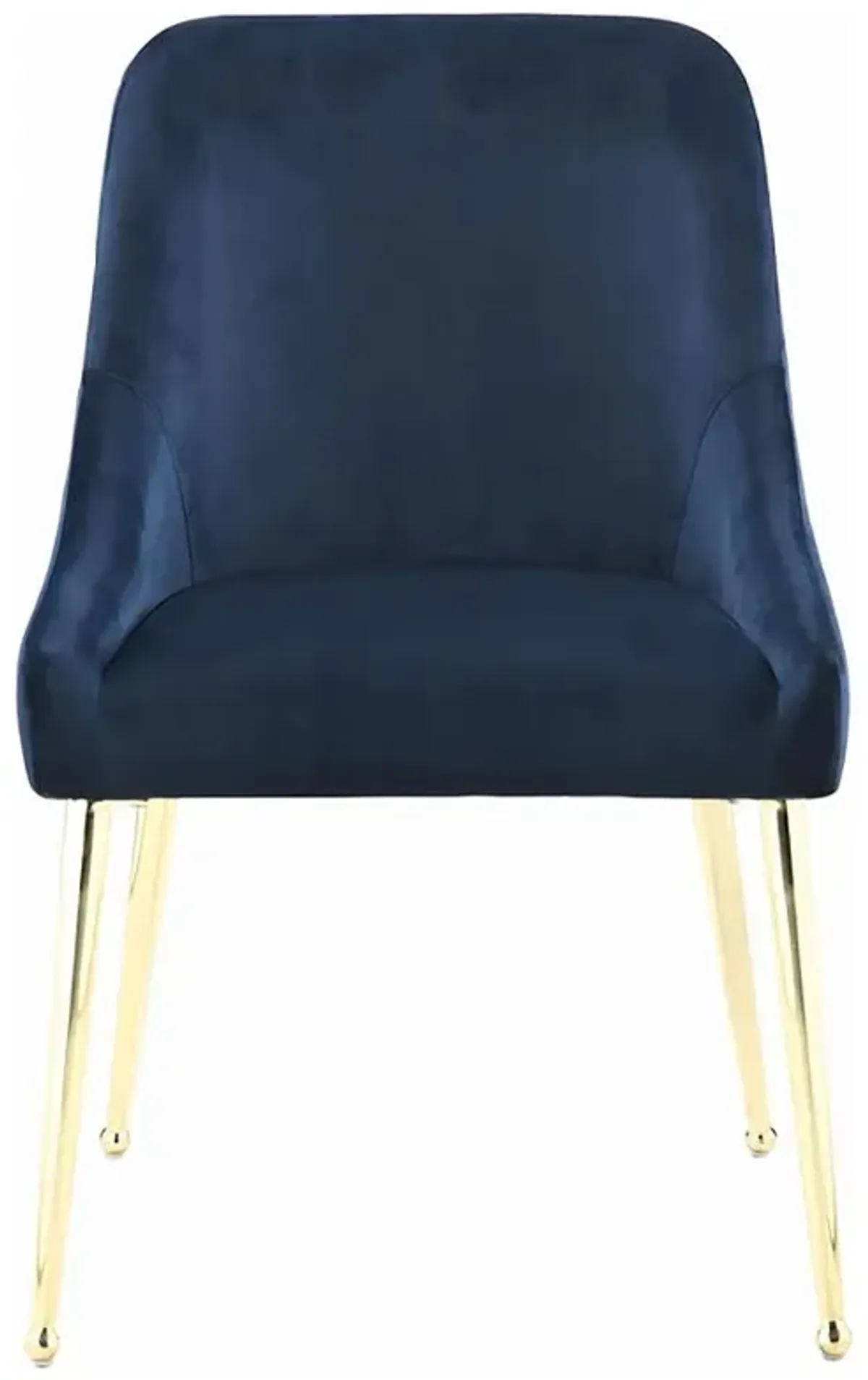 Mayette Parsons Wingback Dining Side Chairs Dark Ink Blue (Set of 2)