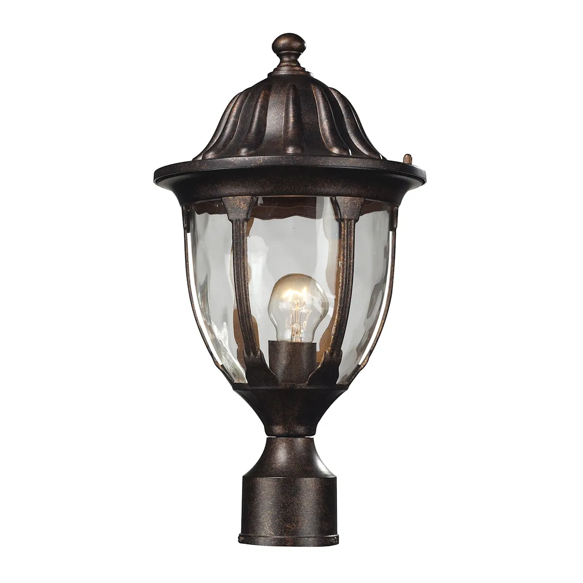 Glendale 17" High 1-Light Outdoor Post Light - Regal Bronze