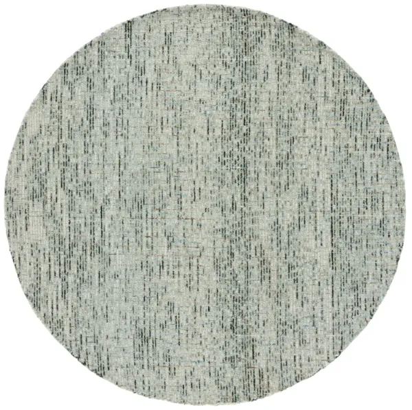 ABSTRACT Hand Tufted 6' x 6' Round area rug