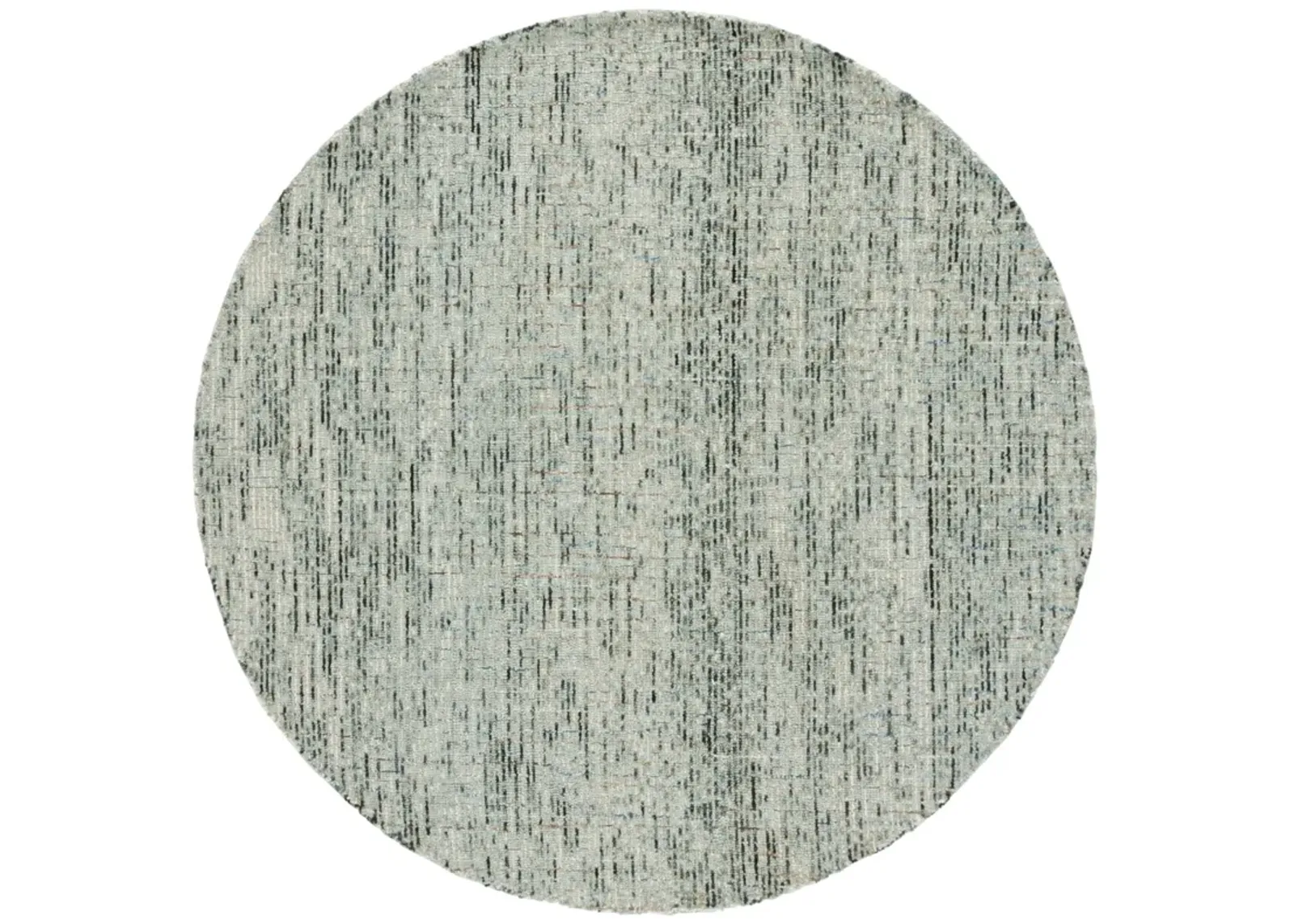 ABSTRACT 468 GREEN  6' x 6' Round Round Rug