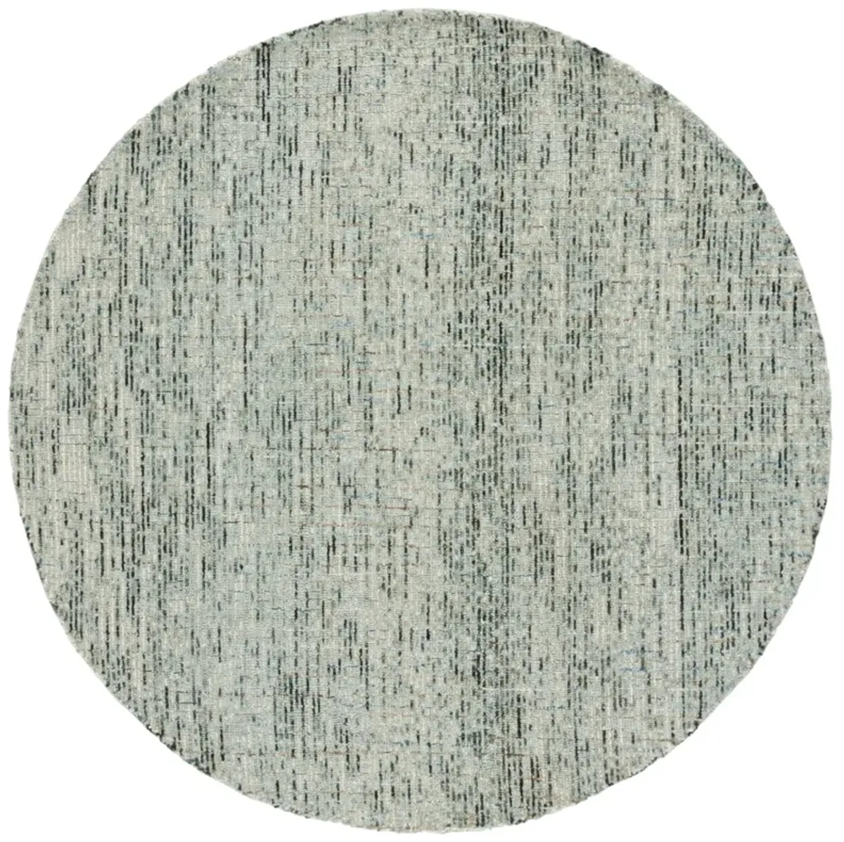 ABSTRACT 468 GREEN  6' x 6' Round Round Rug