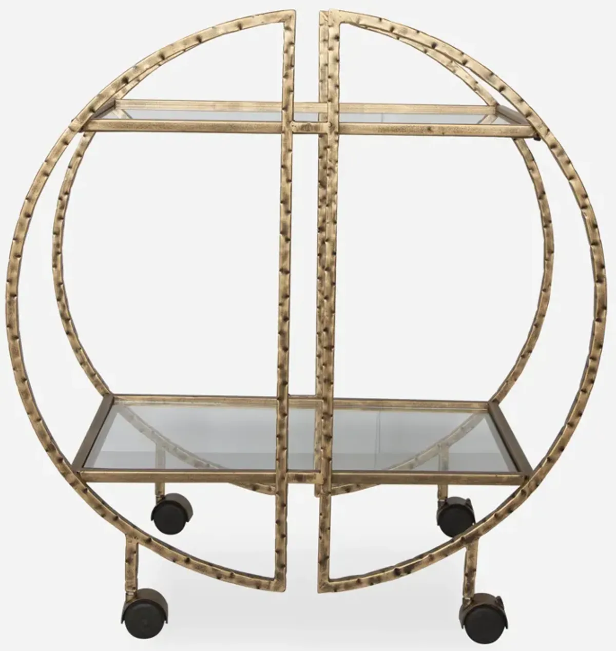 Zelina Gold Bar Cart