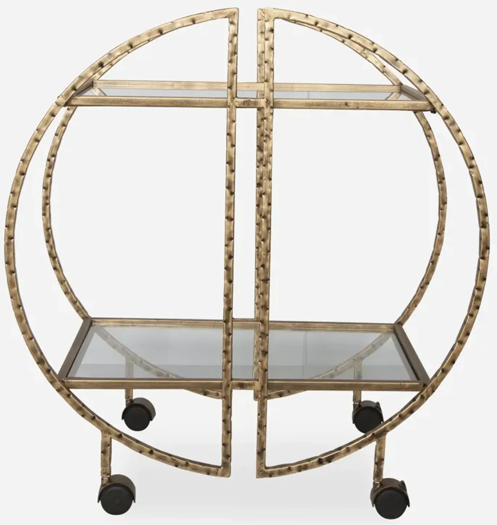 Zelina Gold Bar Cart