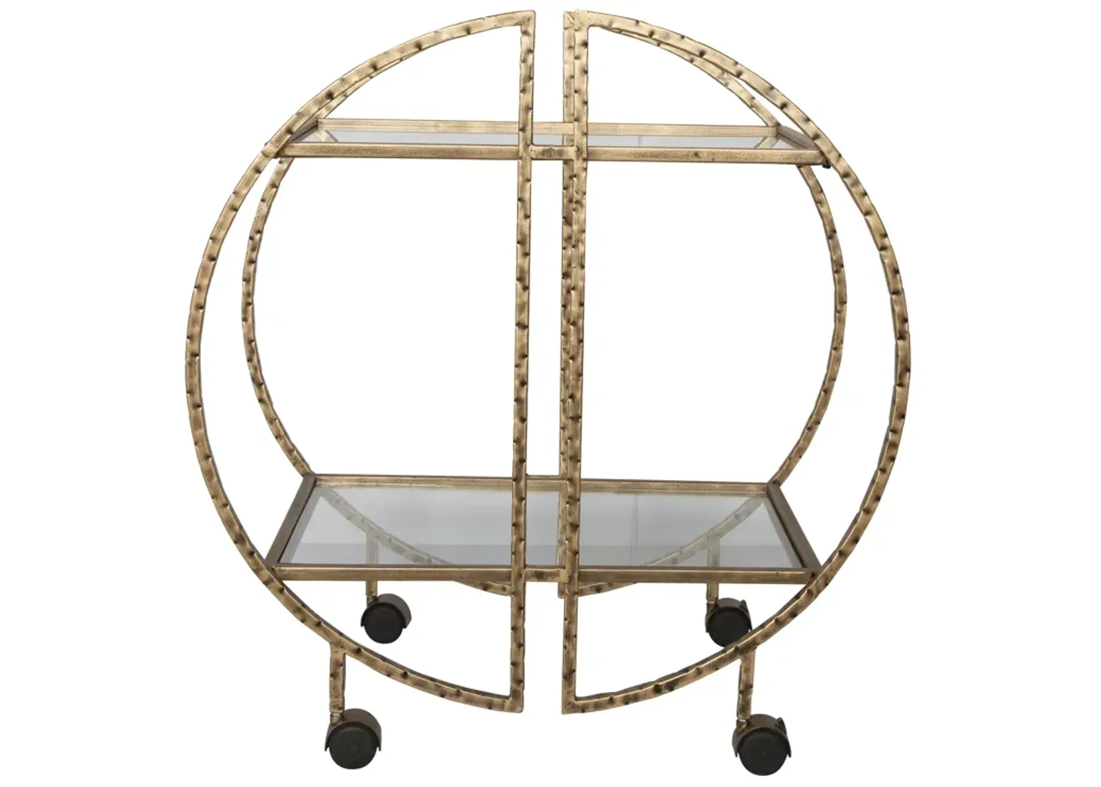 Zelina Gold Bar Cart