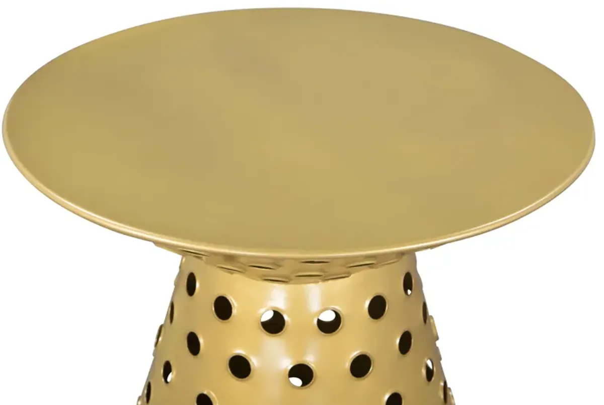 Proton Side Table Gold