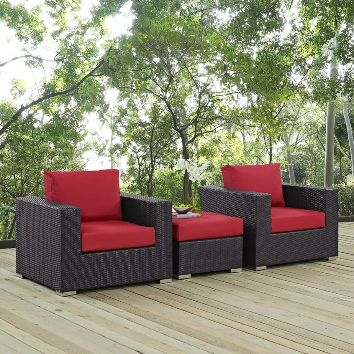 Convene 3 Piece Outdoor Patio Sofa Set