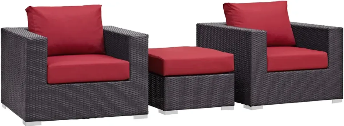 Convene 3 Piece Outdoor Patio Sofa Set