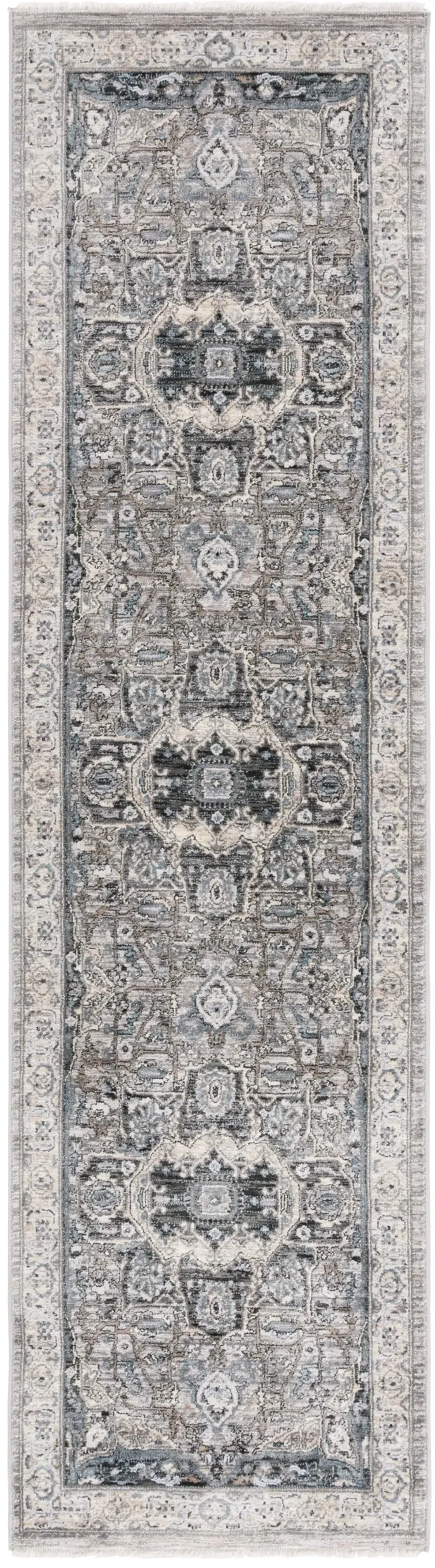 ARTIFACT 556 GREY  2'-2' x 8' Runner Rug