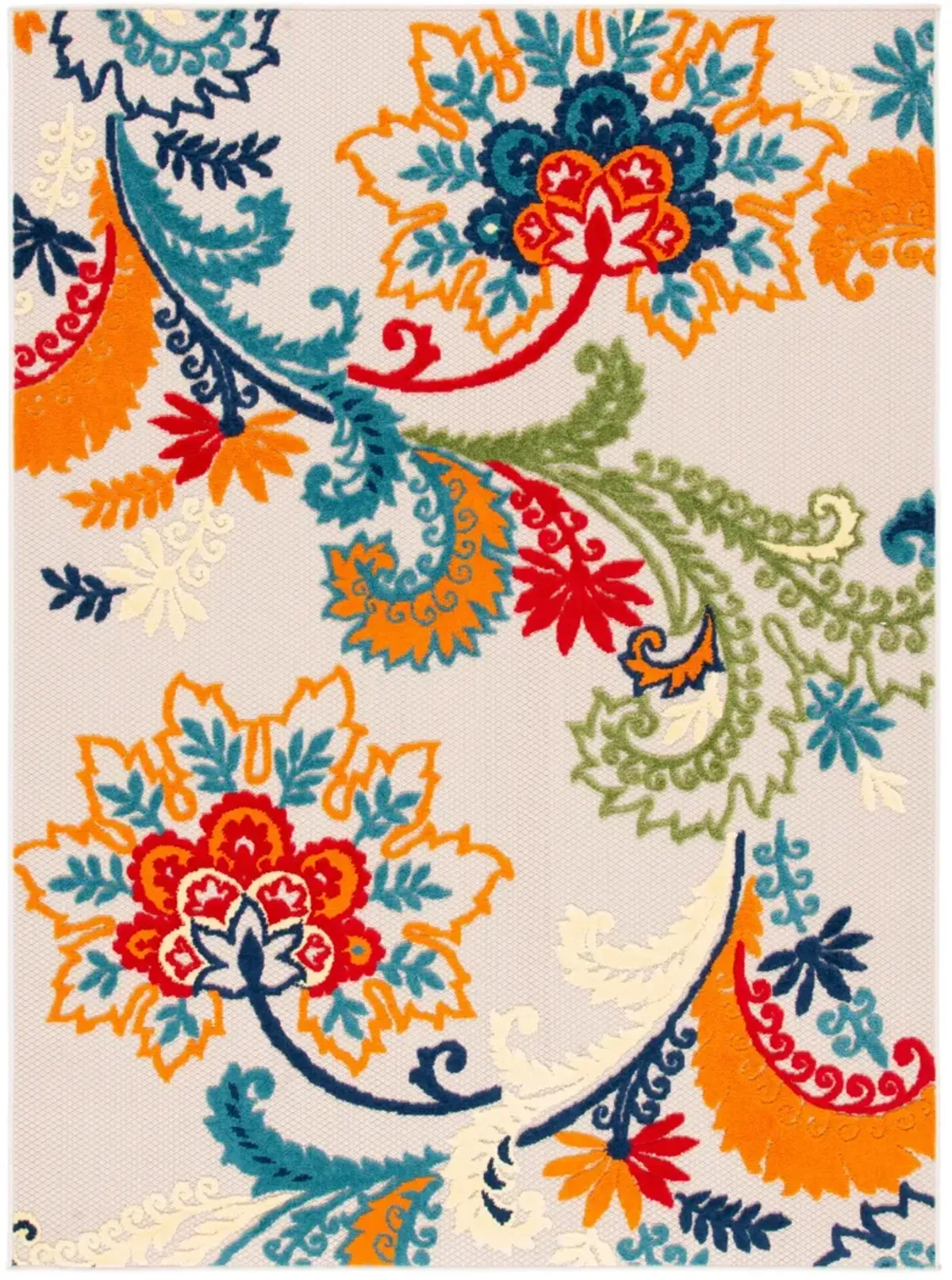 CABANA 305 IVORY  6'-7' x 9' Medium Rectangle Rug