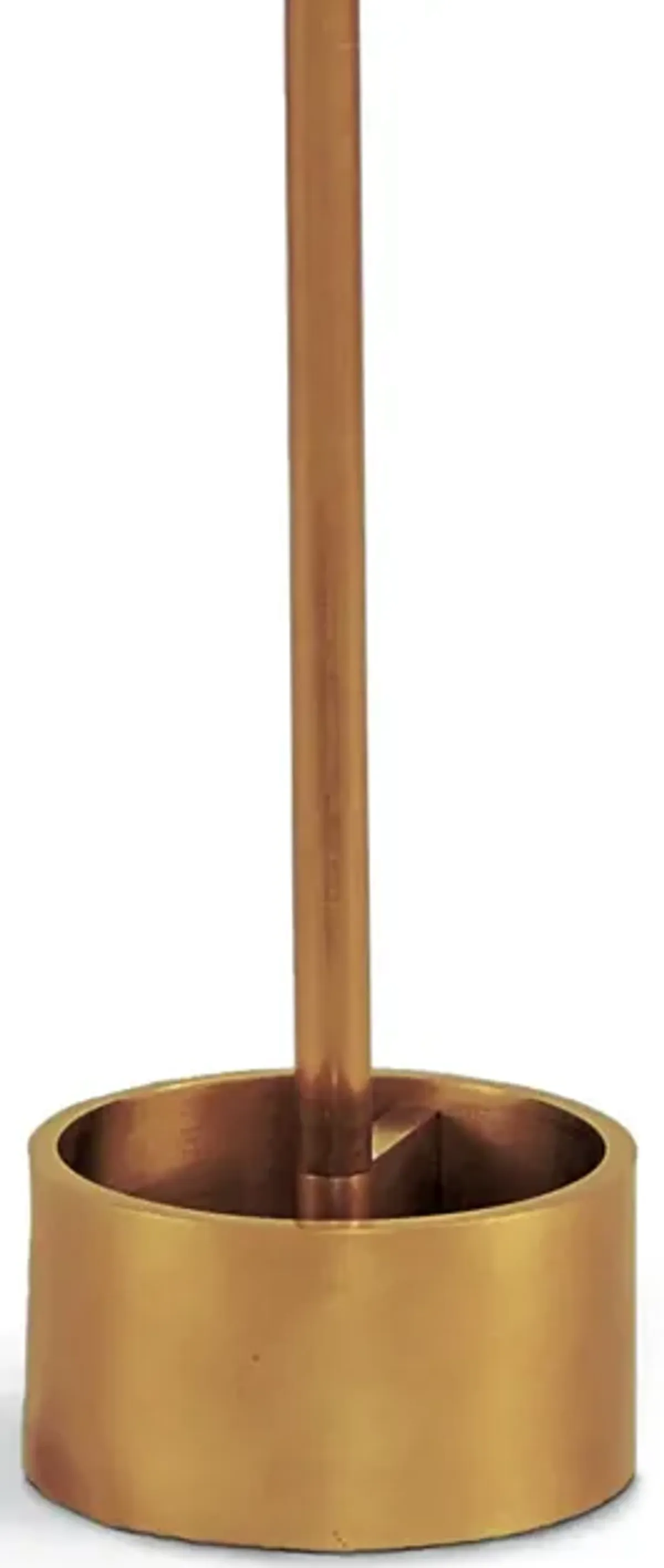 Geo Rectangle Floor Lamp (Natural Brass)