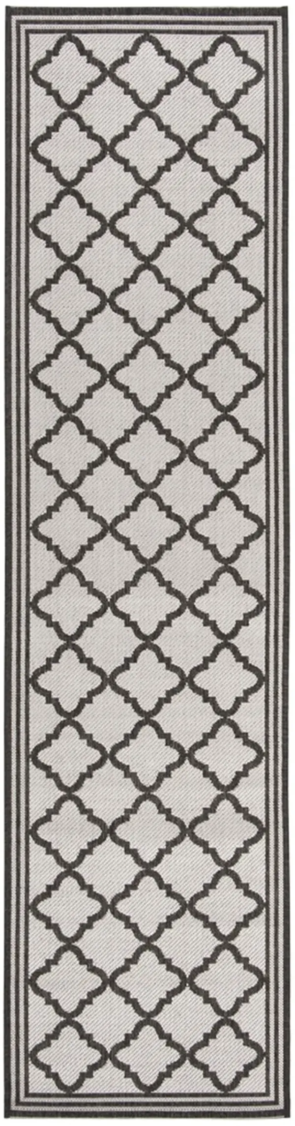 BEACH HOUSE 121 Grey 2'-2' X 12' Runner Rug