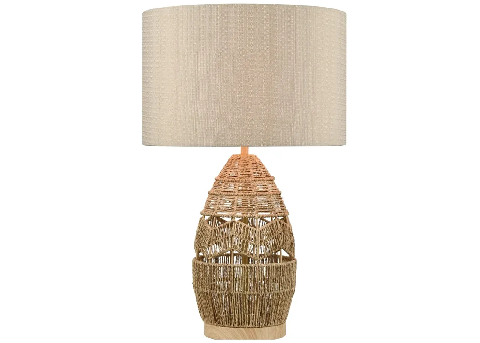 Husk 25'' High 1-Light Table Lamp - Natural - Includes LED Bulb